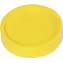 Maul magnēts (Ø x H) 30 mm x 8,4 mm Apaļš Dzeltens 10 gab. 6172313 (6172313)