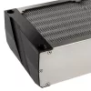 Radiators Aqua-Computer airplex radical 4/360 — Alumīnijs/Varš/Nerūsējošais tērauds, 400×140×73 mm