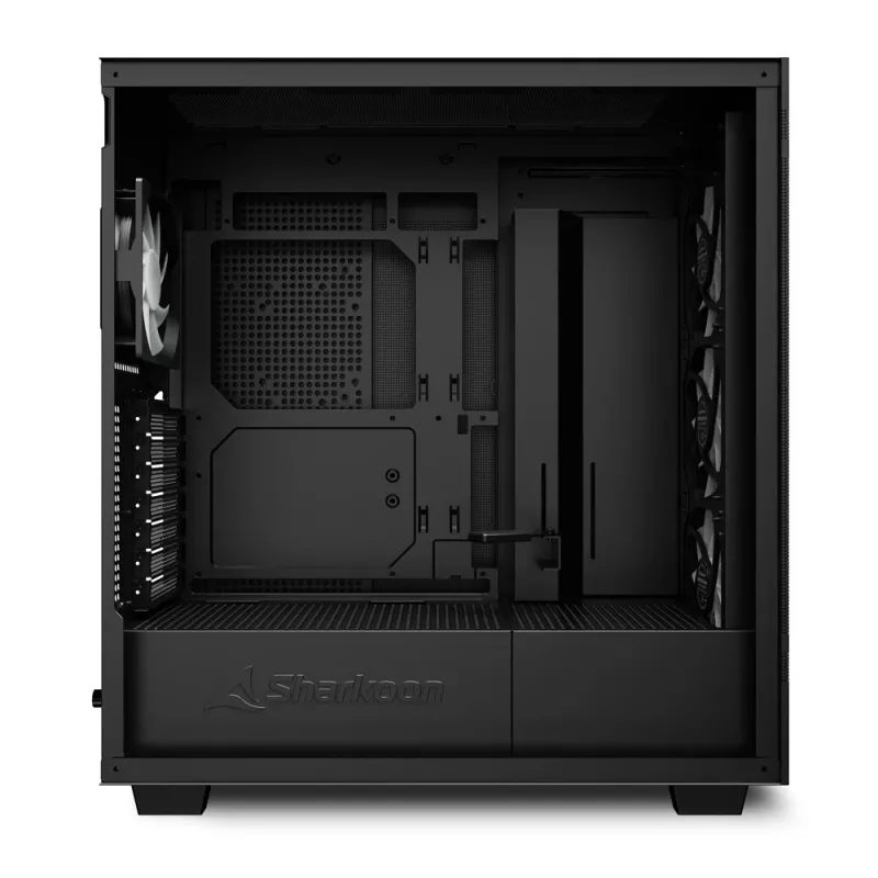 PC korpuss Sharkoon REBEL C50 RGB Full Tower Melns