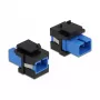Keystone modulis SC Simplex sievišķais uz SC Simplex sievišķais DeLOCK 86812