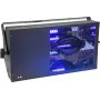 EUROLITE melnais prožektors 400 W modelis 51100810 — profesionālais skatuves/darba apgaismojums, melns korpuss