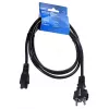 Savio CL-81 strāvas kabelis Melns 1.8 m strāvas spraudnis tips E IEC C5