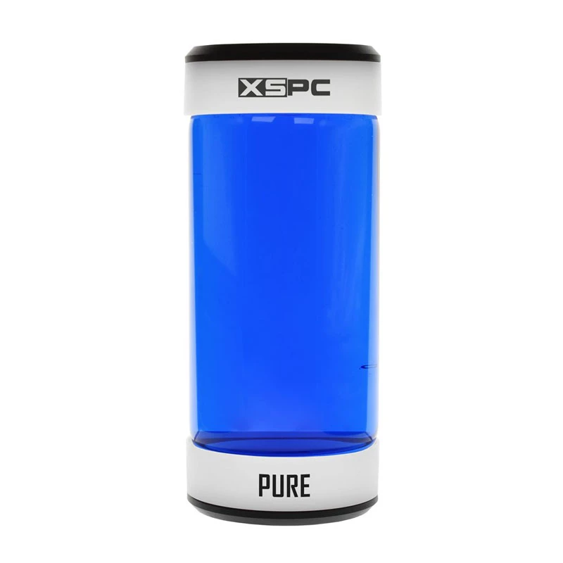 XSPC Pure Coolant 1 L — zils UV dzesēšanas šķidrums datoru ūdens dzesēšanas sistēmām