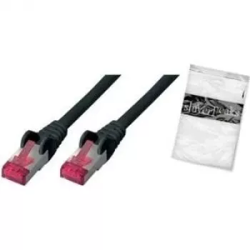 Tīkla kabelis ShiverPeaks BS75711-AS 1m Cat6a S/FTP Melns
