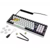 Sharkoon SKILLER SGK50 S2 White DE-Layout Gateron Yellow tastatūra