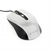 Vadu optiskā datorpele abām rokām GEMBIRD MUS-4B-01-BS, USB Type-A, 1200 DPI, 4 pogas, melna/sudrabota