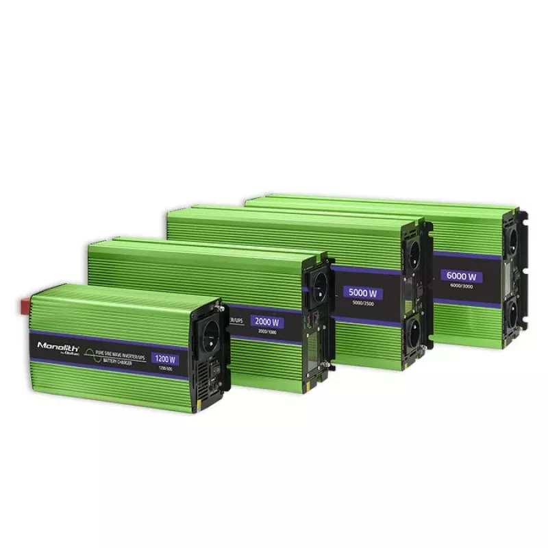 Auto invertors Qoltec Monolith 6000 W zaļš 12 V