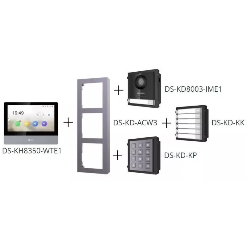 Hikvision DS-KD-KP/S domofona sistēmas piederums — tastatūra