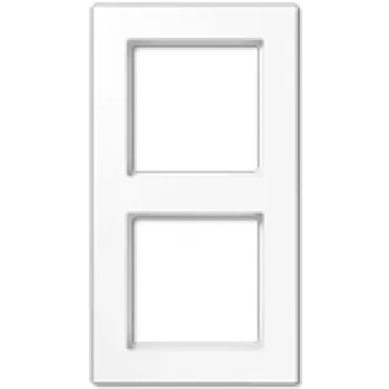 Sienas plāksne / slēdža pārsegs JUNG AC 582 WW — Balta, Duroplast, 84×155 mm