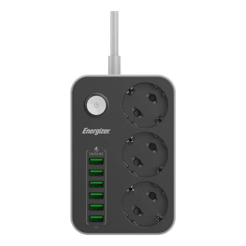Pārnēsājams ārējais akumulators Energizer EPB2500W01EU 2500 mAh USB izeja kompakts lādētājs