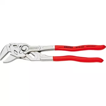 Knipex knaiblīšu atslēga 250 niķelis PVC pulēti žokļi