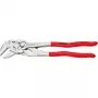 Knipex knaiblīšu atslēga 250 niķelis PVC pulēti žokļi