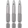 Skrūvgrieža uzgaļu komplekts KWB 121153 3 gab. Pozidriv PZ 3 50 mm