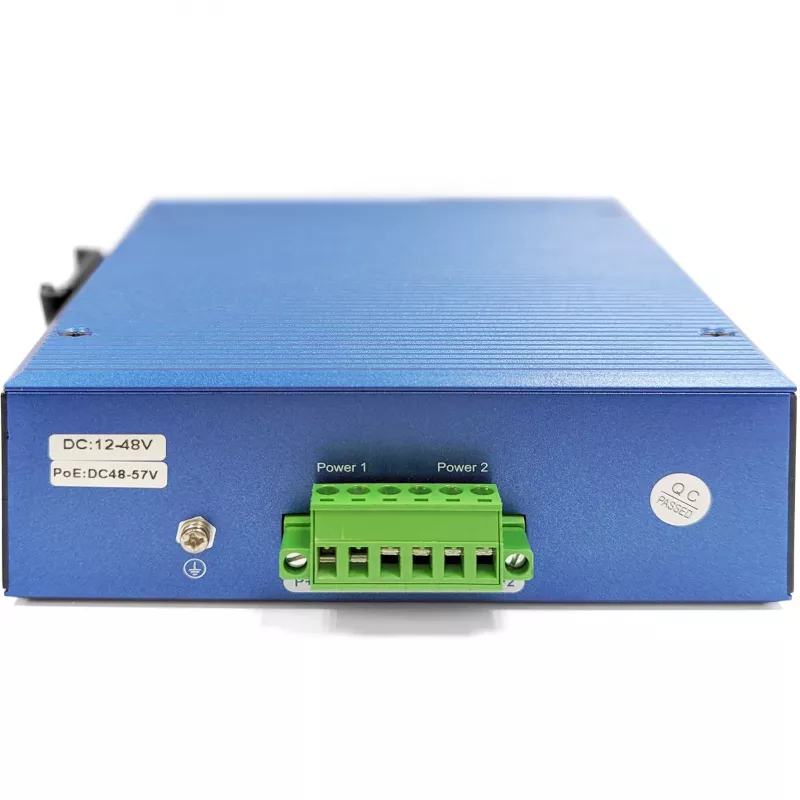 DIGITUS Industrial L2 Managed Gigabit Ethernet Switch 16x RJ-45 + 2x SFP, 12–48V DC, 8000 MAC