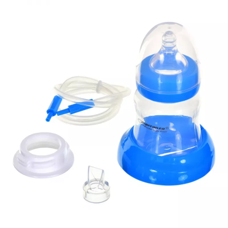 Krūts sūknis ESPERANZA ECM003B Electronic 150 ml, iebūvēts displejs, zils/baltss, 100–240 V maiņstrāva