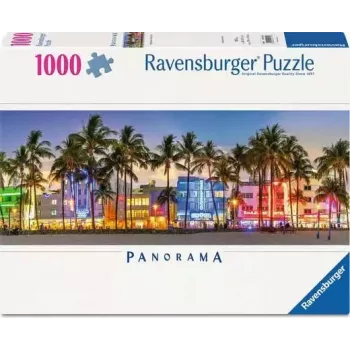 Puzle Ravensburger 12001710 — 1000 gabali, Pilsētas motīvs, 980×375 mm, vecumam 14+