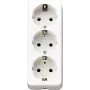 Jung Triple Schuko kontaktligzda ar spriegojuma atvieglojumu, aws 10 S 23 L WW (10S23LWW)