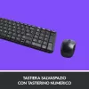 Logitech Wireless Combo MK220 - tastatūras un peles komplekts - bezvadu - 2,4 GHz - itāļu - tumši pelēks (920-003721)