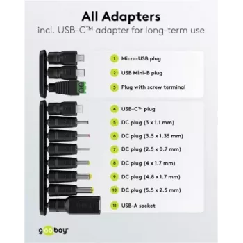 strāvas adapteris Goobay 64571