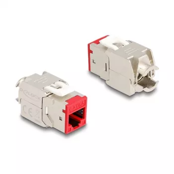 DeLOCK keystone modulis 88115 Plakans Sarkans RJ-45 10 gab.