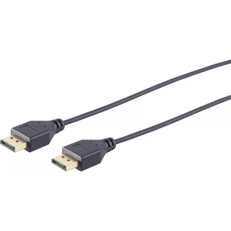 DisplayPort kabelis S/CONN 10-49035 2 m melns