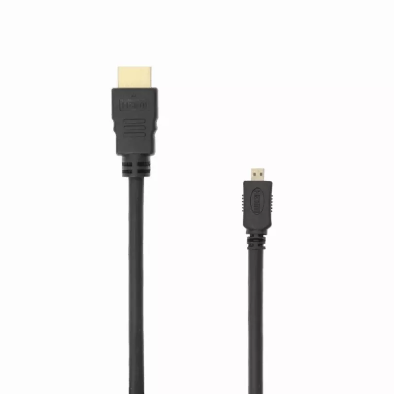 HDMI kabelis SBOX HDMI-MICRO/R 1.4 2 m — micro HDMI uz HDMI, versija 1.4, 2 metru garš