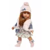 Llorens Nicole 35 cm — reālistiski vaibsti, mīksts ķermenis, lelle mazulīte