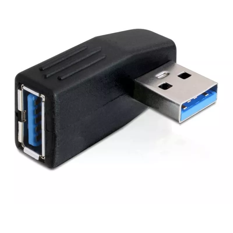 Kabeļu savienotāja adapteris DeLOCK 65341 USB 3.0 Melns