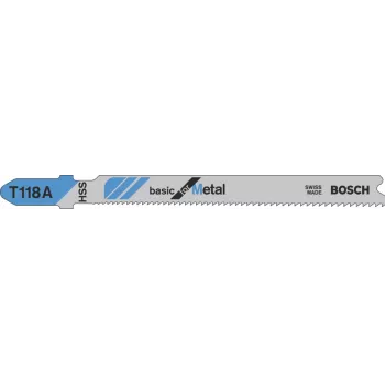 Bosch 2 608 631 964 finierzāģa/virzuļzāģa/zāģa asmenis Finierzāģa asmens Ātrgaitas tērauds (HSS) 100 gab.