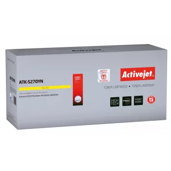 Activejet ATK-5270YN toneris (aizstāj Kyocera TK-5270Y; Supreme; 6000 lappuses; dzeltens)