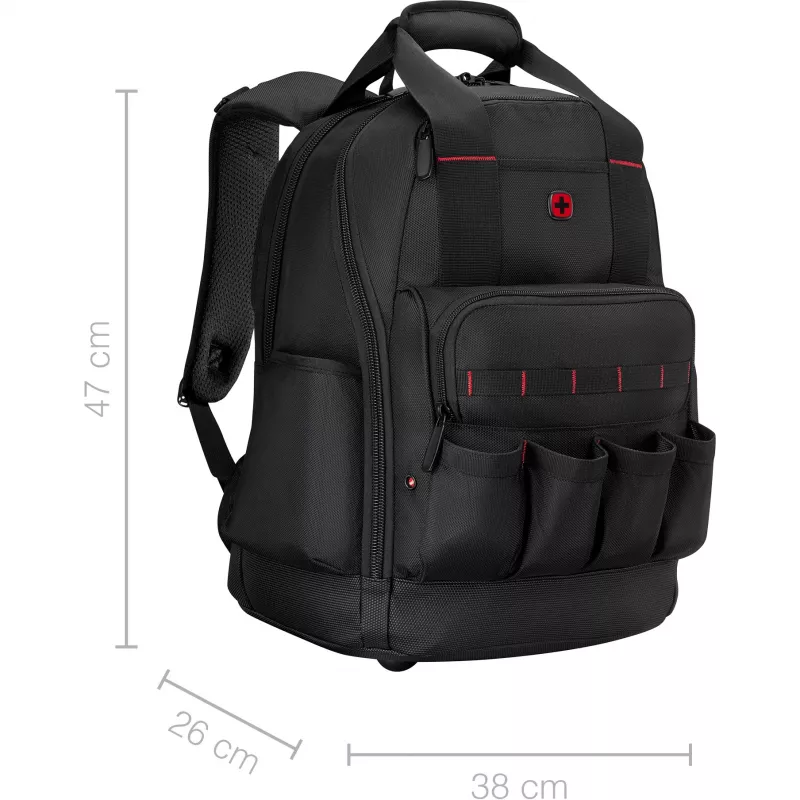 Piezīmjdatora mugursoma Wenger 653723 40,6 cm (16 collu) klēpjdatoriem, pārnēsājama mugursoma