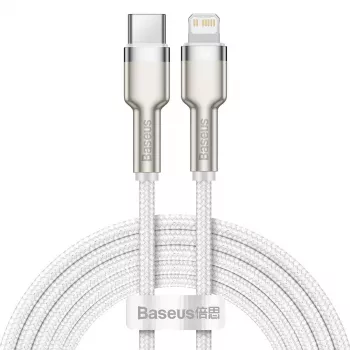 Baseus Cafule kabelis 2m Lightning uz USB C ātrai uzlādei un datu pārsūtīšanai