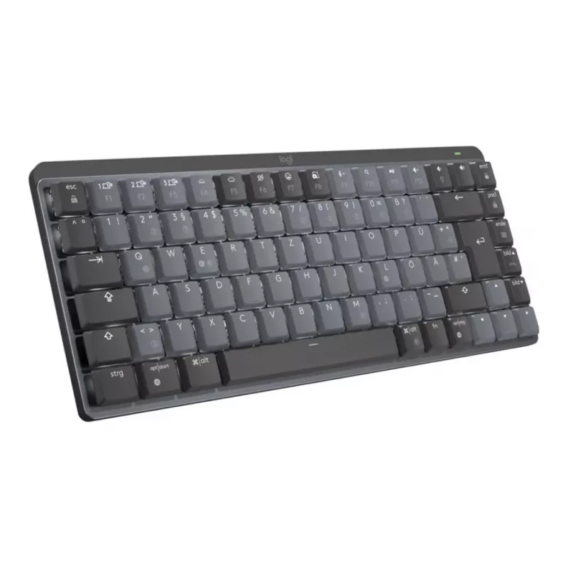 Logitech Master Series MX Mechanical Mini - tastatūra - apgaismota - bezvadu - Bluetooth LE - QWERTY - ziemeļvalstu (dāņu/somu/norvēģu/zviedru)