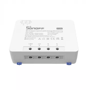 Viedais slēdzis Sonoff POWR3 Balts 100-240V 25A