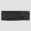 Logitech Desktop MK120 Combo, Melns, Wired, Swiss, 920-002504