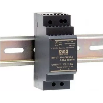 Strāvas adapteris MEAN WELL HDR-30-5 30W 5V 85-264V