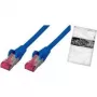 Tīkla kabelis ShiverPeaks BS75713-AB Zils 3m Cat6a S/FTP