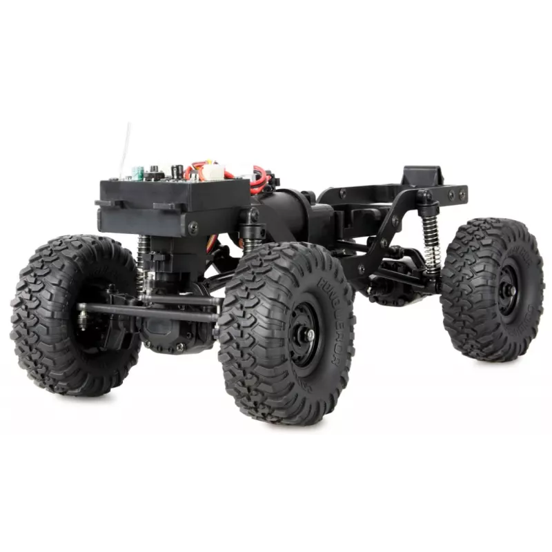 RC kāpurķēžu auto Amewi Mini-D90 4WD 1:16 RTR — mērogā 1:16, 4 riteņu piedziņa, gatavs lietošanai