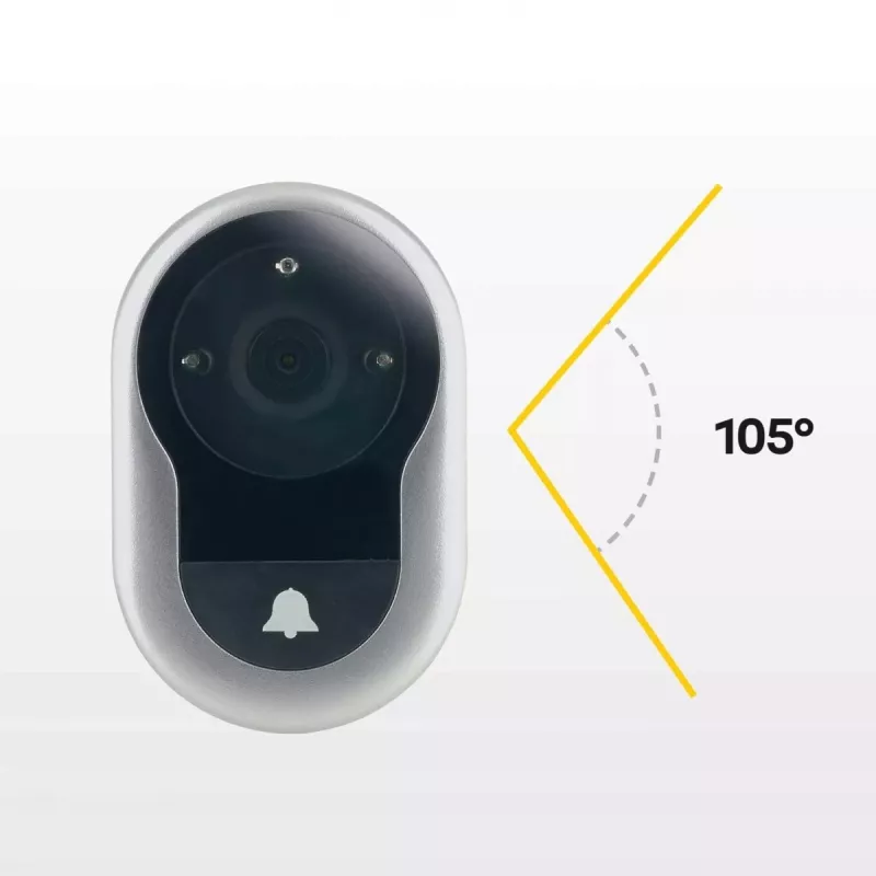 Yale 45-4500-1440-00-6011 digitālais durvju skats