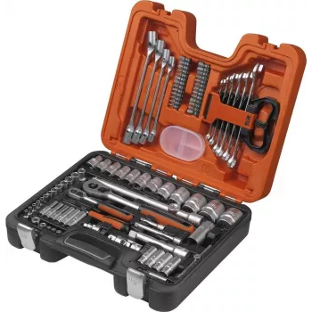 Uzgriežņu atslēgu komplekts BAHCO BAHS910 — 92 detaļu instrumentu komplekts ar 1/4 collu un 1/2 collu piedziņām