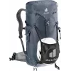 Pārgājienu mugursoma DEUTER Trail 32 EL melns-slāneklis — 32 L ietilpība, ergonomiska muguras sistēma