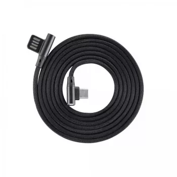 Sbox USB-C-90-B USB->Type C 90 M/M 1,5 m melns