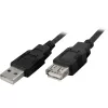 USB A uz USB A kabelis GEMBIRD 68904, USB 2.0, 3 m, melns