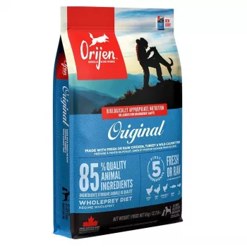 Orijen Oriģināls 6 kg pieaugušo suņu barība ar vistu, zivīm, tītaru