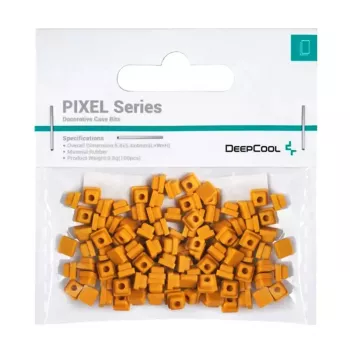 Gumijas pikseļu paliktņi DeepCool PIXEL universāli 100 gab., 9,8 g kopā, oranži