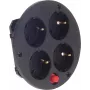 Kontaktligzdu bloks 4-vietīgs Bachmann 900.187 termoplastmasa 4-ligzdu barošanas bloks