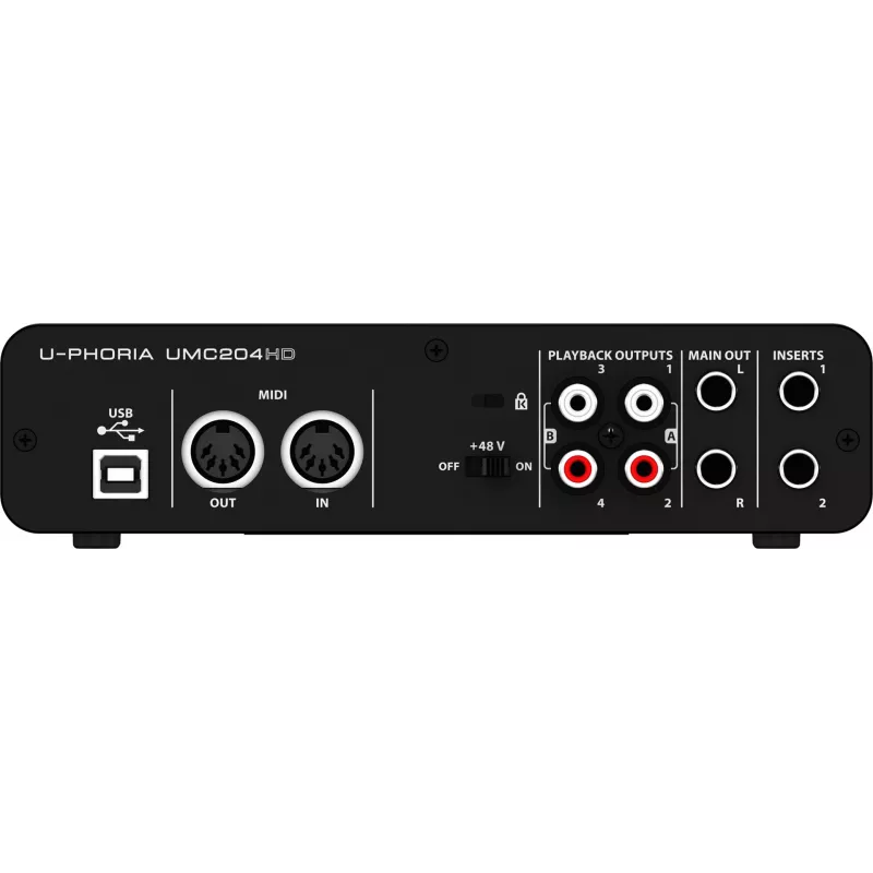 Behringer UMC204HD papildu mūzikas aprīkojums