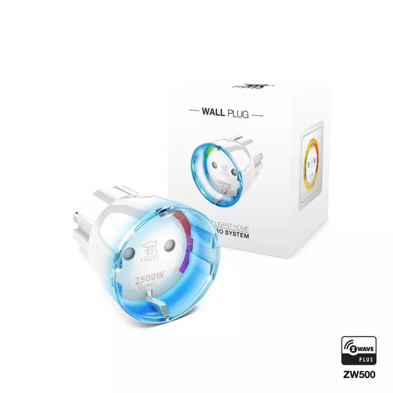 Fibaro FIBEFGWPF-102-5 strāvas adapteris, Tips F, balts