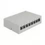 Keystone plāksteru panelis DeLOCK 43412 8 portu pelēks