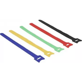 Kabeļsaites DeLOCK 18635 Neilons Melna Zila Zaļa Sarkana Dzeltena